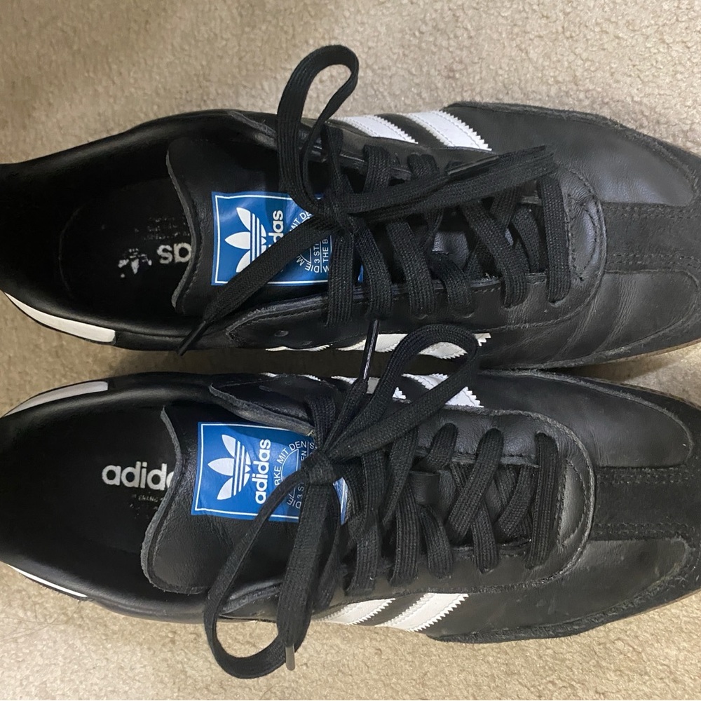 Black And White Adiddas Sambas - image 3